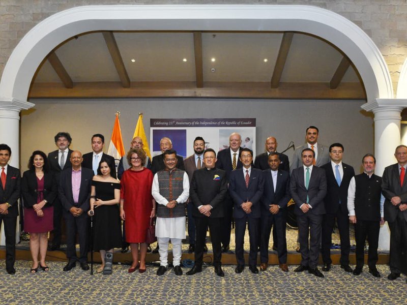 MoS Margherita attends National Day Reception of Ecuador