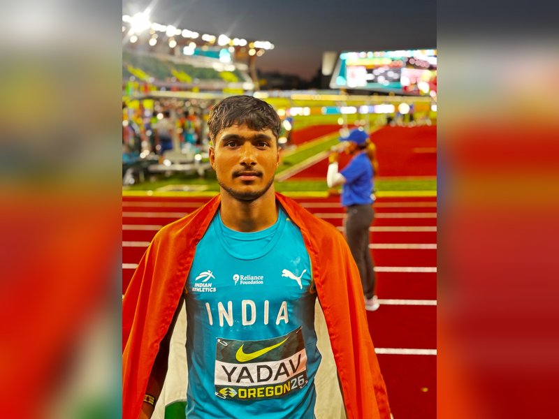 'Super proud of you': Neeraj Chopra congratulates Ashish Yadav on winning a silver medal in javelin throw competition in the World U20 Athletics Championships in Oregon, USA, Photo credit: Athletics Federation of India/X