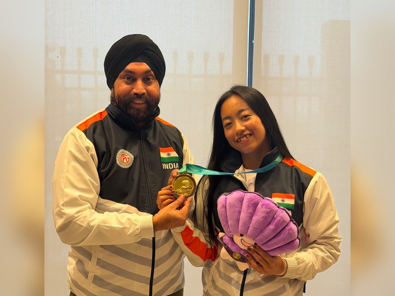 'This medal means a lot to me': Ariha after winning India’s first-ever Asian gold in aerobic gymnastics