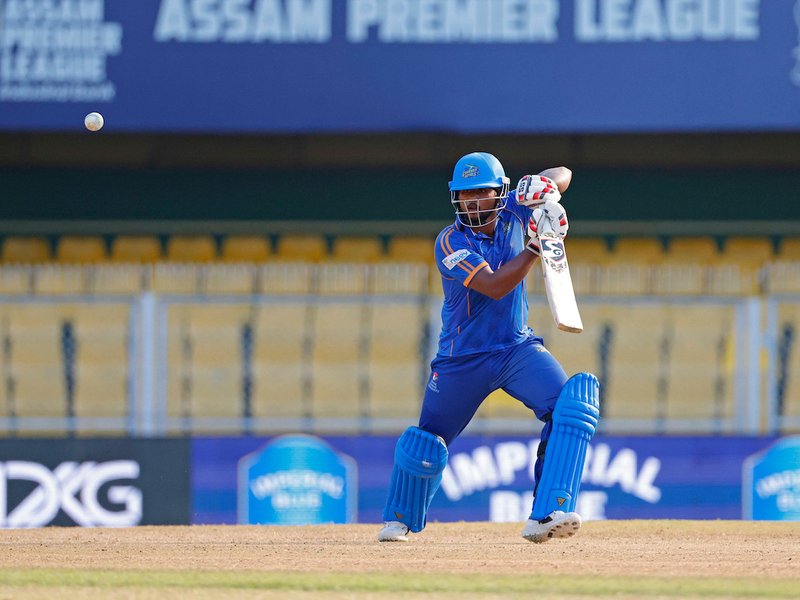Half-centuries from Rohit and Sanjay power Guwahati Royals to eight-wicket win over Tezpur Titans