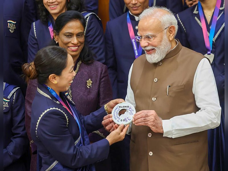 ‘Couldn’t stop crying’: Chanu opens up to PM Narendra Modi on emotional CWG gold