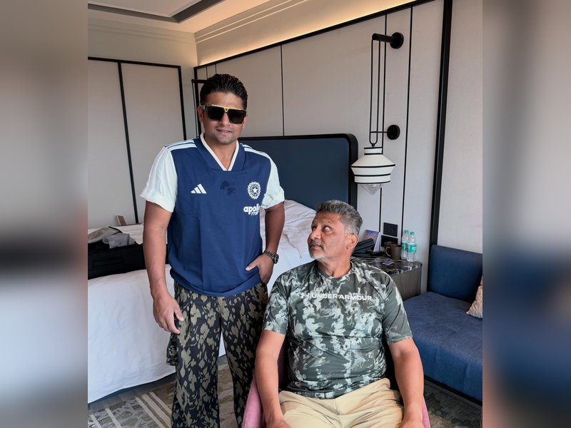 Sarfaraz Khan marks India return with Instagram post alongside father Naushad (Credit: Instagram/Sarfaraz Khan)