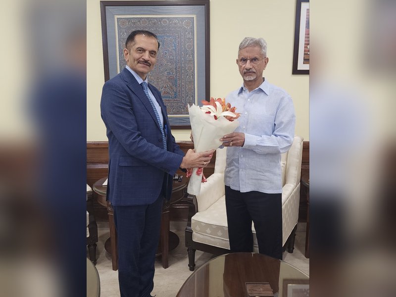 EAM Jaishankar meets Bimal Patel, congratulates him for getting elected as ITLOS judge
