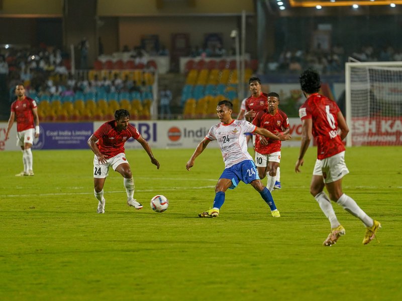 SC Delhi book quarterfinal spot with a seven-goal win over Indian Air Force FT in the 135th Durand Cup at the Birsa Munda Stadium in Ranchi on Monday. Photo credit: Durand Cup