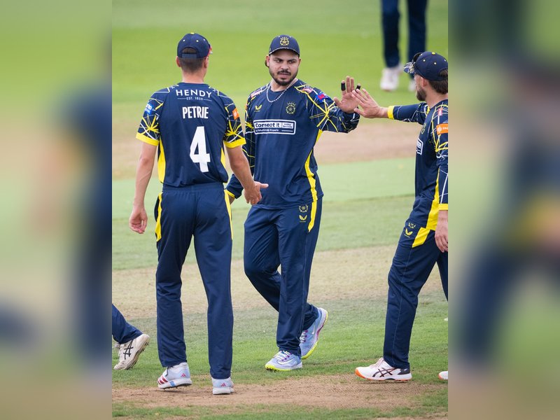 Ashutosh Sharma ruled out of Hampshire’s One-Day Cup clash with Derbyshire due to injury (Credit: Hampshire Cricket/X)