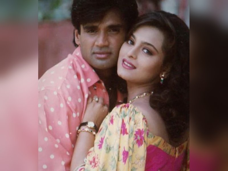Suniel Shetty gets a special birthday wish from 'Gopi Kishan' co-star Shilpa Shirodkar