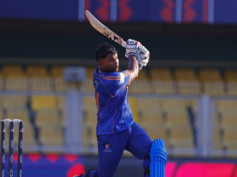 Rohit Sen's blistering 96 powers Guwahati Royals to record chase against Charaideo Sunrisers in the Assam Premier League (APL) 2026 at the ACA Stadium in Guwahati on Tuesday. Photo credit: APL