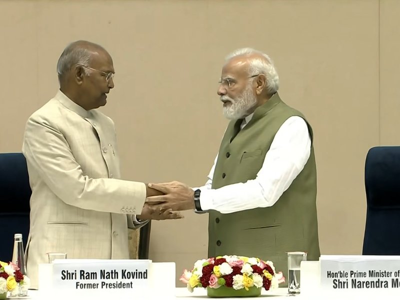 PM Modi releases ez-Prez Ram Nath Kovind's autobiography, praises his generosity, Indian values