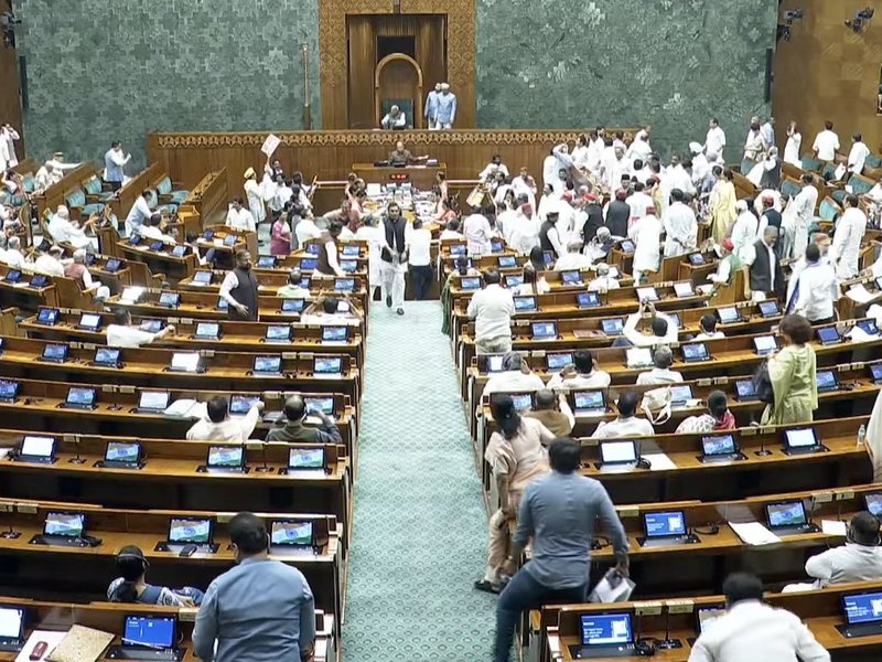 Mines and Minerals Amendment Bill passed in LS without debate; House adjourned for the day