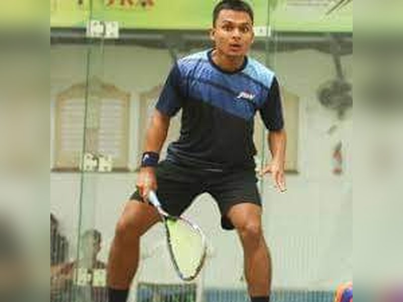 Tanvi Khanna, Suraj Kumar Chand in semifinals in the HCL Squash PSA Challenger Tour in Kolkata on Wednesday. Photo credit: SRFI