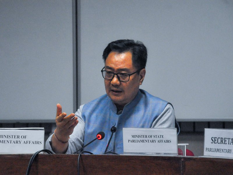 PM Modi didn't refer to Opposition as 'dimagi Naxals: Kiren Rijiju issues clarification