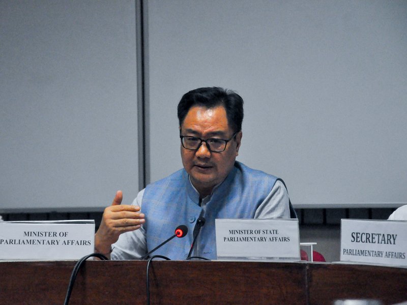 Oppn lacks confidence after poll defeats, vents frustration in Parliament: Kiren Rijiju (IANS Exclusive)