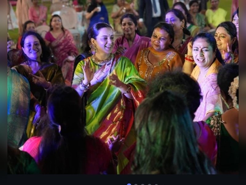 Kangana Ranaut shares pictures from celebrations of her first ‘Teej’ at Delhi CM Rekha Gupta's house 