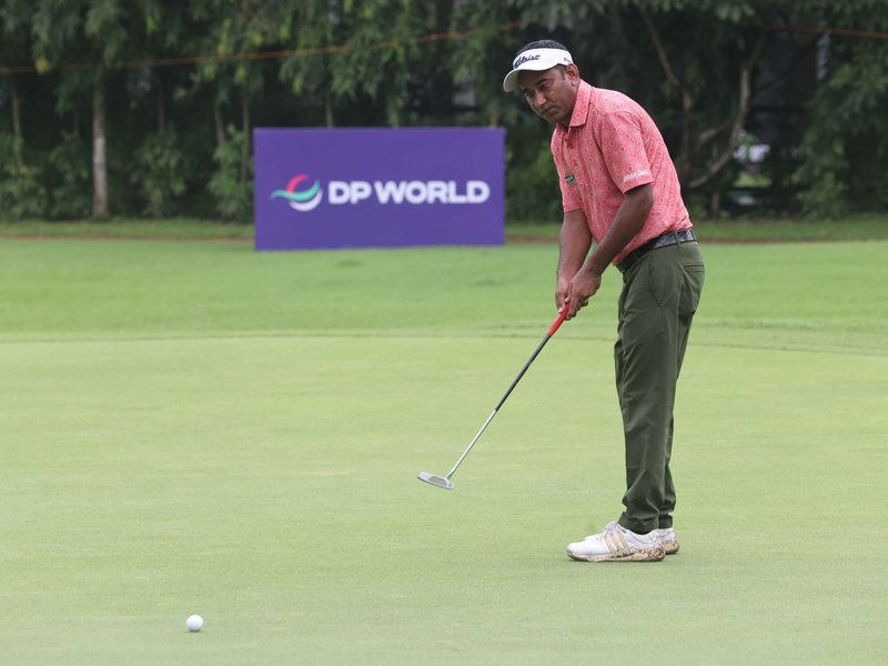 Jamal Hossain takes two-shot lead as Coal India Open reduced to 54 holes in Kolkata on Thursday. Photo credit: PGTI