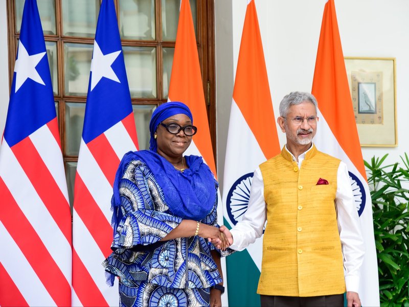 EAM Jaishankar meets Liberian FM, discusses safety and security of commercial shipping