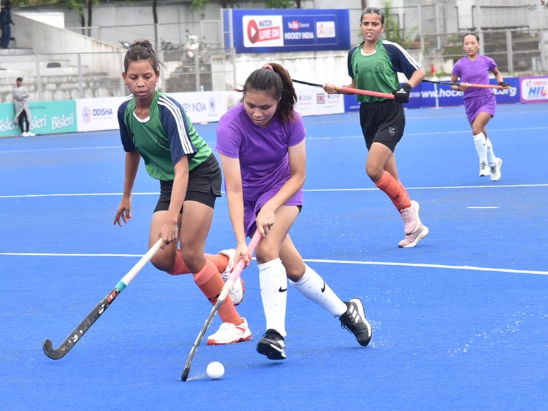 Le Puducherry, Andhra Pradesh and Karnataka win on Day 2 of the 16th Hockey India Junior Women National Championship 2026 in Pune on Thursday. Photo credit: Hockey India