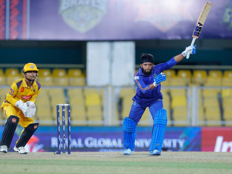 Denish Das' 52 powers Barpeta Braves to four-wicket win over Guwahati Royals in the Assam Premier League (APL) 2026 at the Assam Cricket Association Stadium in Guwahati on Thursday. Photo credit: APL 2026 