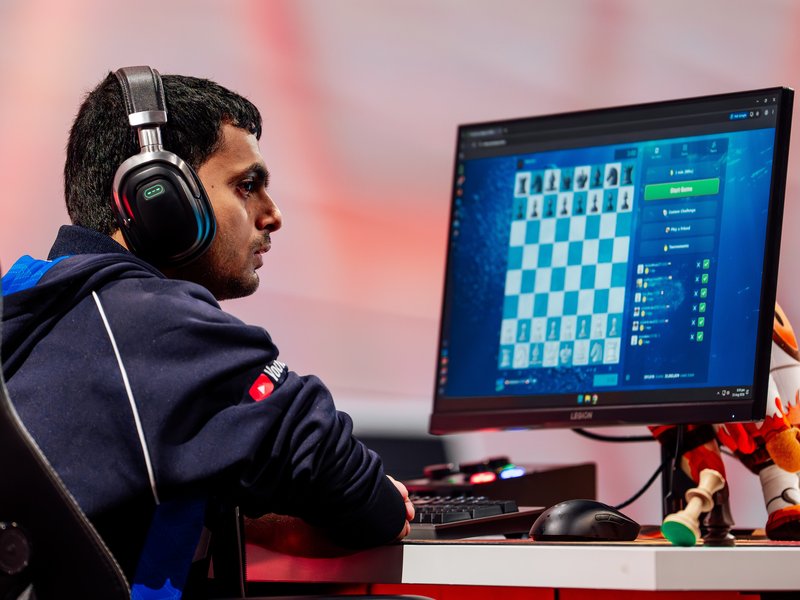 Grandmasters ​Nihal Sarin and Arjun Erigaisi advance to quarterfinals in chess competition of the Esports World Cup (EWC) 2026 in Paris on Thursday. Photo credit: 