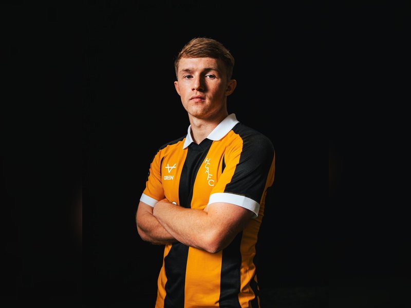 Joe Gelhardt returns to Hull City on permanent deal from Leeds United for an undisclosed fee on Saturday. Photo credit- Hull City FC