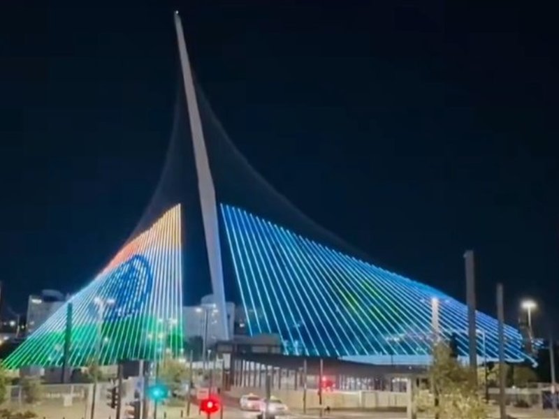 'India–Israel friendship shines bright' as Jerusalem’s Chords Bridge glows in tricolour