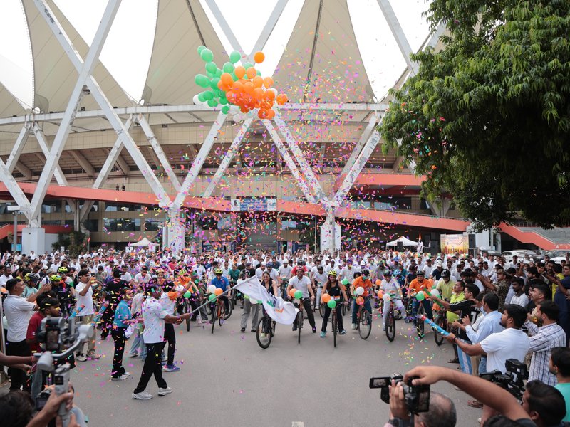 Fitness and patriotism collaborate as 86th Fit India Sundays on Cycle celebrates Independence Day 