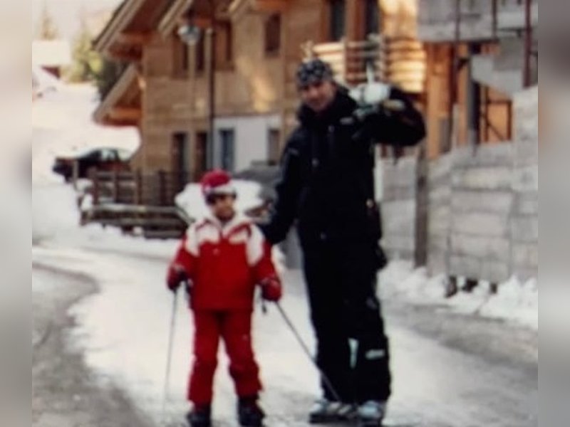 Ibrahim Ali Khan wishes dad Saif Ali Khan with a throwback picture from a ski trip