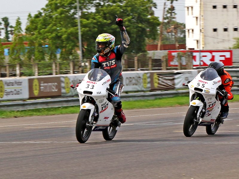  Indian National Racing Challenge 2W: Rakshith Dave, Kabilesh Rajini Krishnan score big (Credit: FMSCI)