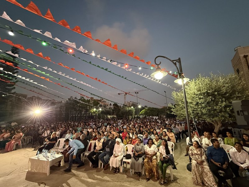 Around 1,000 people gather at church in Israel to celebrate India's Independence Day