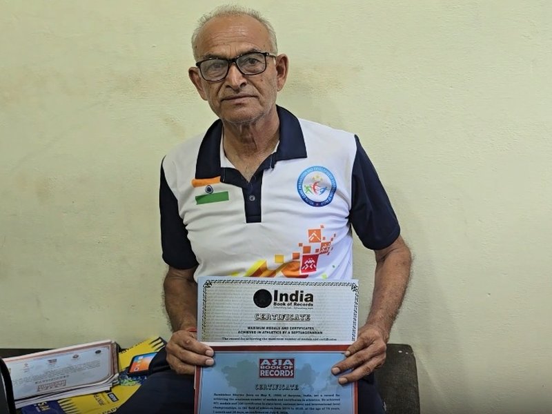 हरियाणा के 'धाकड़ ताऊ': 75 साल की उम्र में 401 मेडल और 300 से ज्यादा सर्टिफिकेट्स, रिकॉर्ड्स बुक में दर्ज है नाम