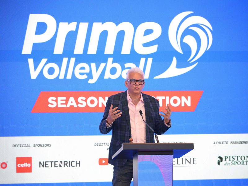 Suraj Chaudhary leads U21 talent into auction for Season 5 with Rs 9.5 lakh move to Calicut Heroes for the Prime Volleyball League (PVL) in Panaji, Goa, on Monday. Photo credit: PVL