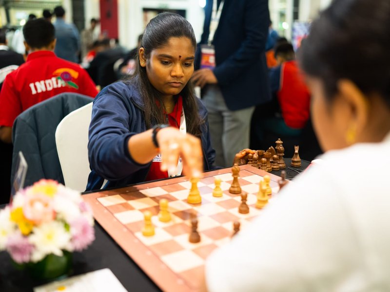 Chess: Vermula, Saranya win honours in Asian Junior Blitz Championships (Credit: MCA)