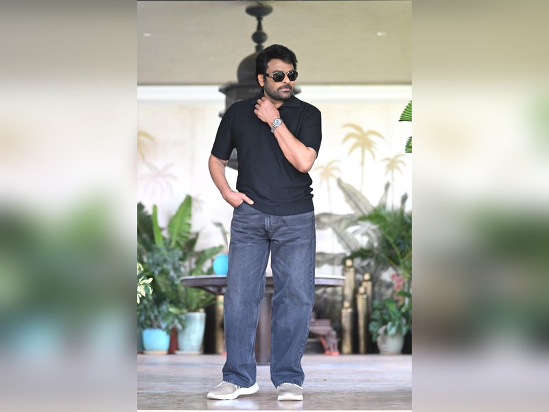 Chiranjeevi's #Mega158 unit completes 40 days of shooting; film's first half edit locked! (Photo: IANS/PR)
