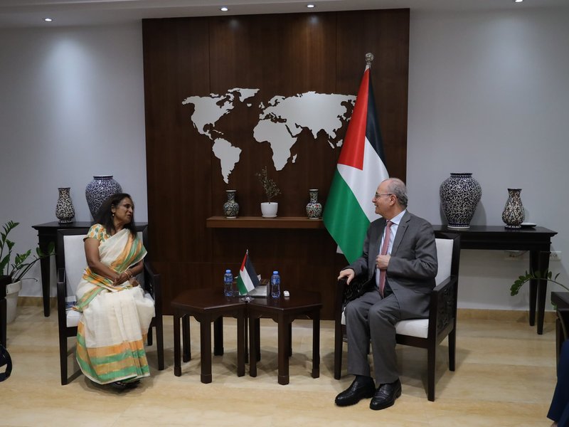 Expansion of India–Palestine development partnership, new initiatives discussed in Ramallah 