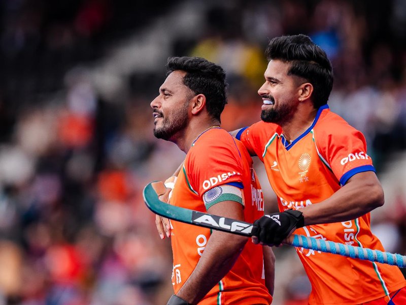 Brace of goals by Harmanpreet Singh and Abhishek helps India quell Pakistan 5-3, advance to next stage in the Men's Hockey World Cup 2026 at the Wagener Hockey Stadium in Amstelveen on Wednesday. Photo credit: Hockey India