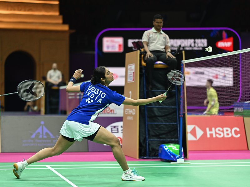 We didn’t play up to the mark, says Tanisha Crasto and Dhruv Kapila after their exit from the BWF World Championship 2026 at the Indira Gandhi Indoor Stadium in New Delhi. Photo credit: IANS