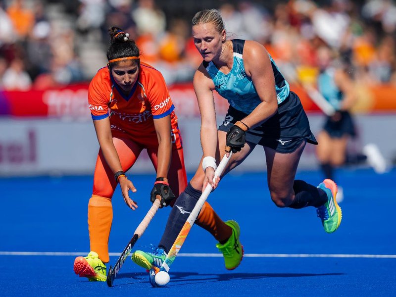 Indian women’s team holds England to a draw, stays in race to semis spot in the FIH Hockey World Cup 2026 in Amstelveen on Thursday. Photo credit: Hockey India