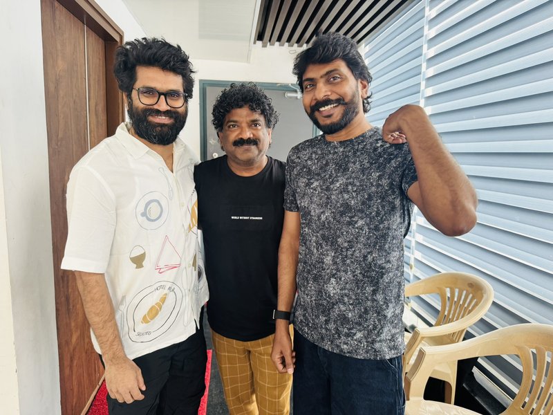 Sharwanand's 'Bhogi' team records new song; director Sampath Nandi calls the number "a timeless gem"   (Photo: Sampath Nandi/X)