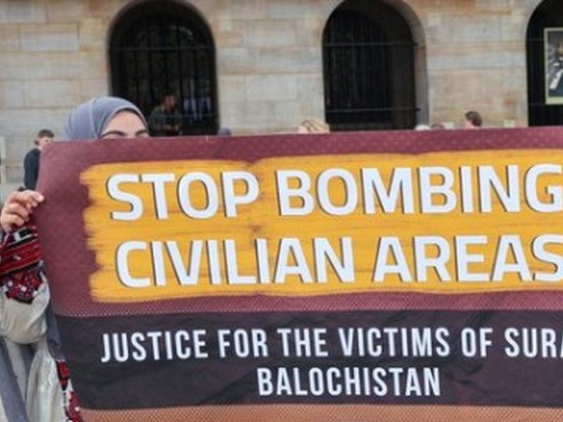 Baloch group condemns Pakistani airstrikes in Balochistan, calls for international probe