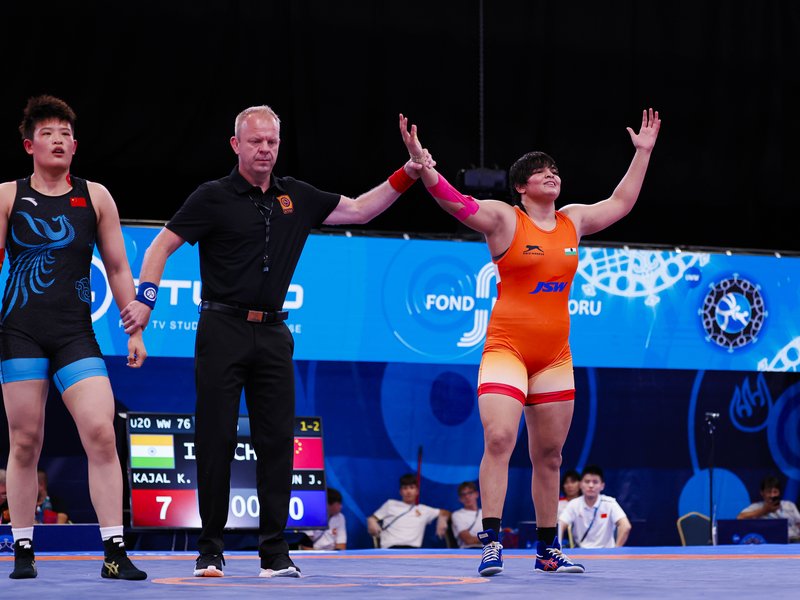 Kajal secures back-to-back gold to headline India's haul at U20 Wrestling Worlds 