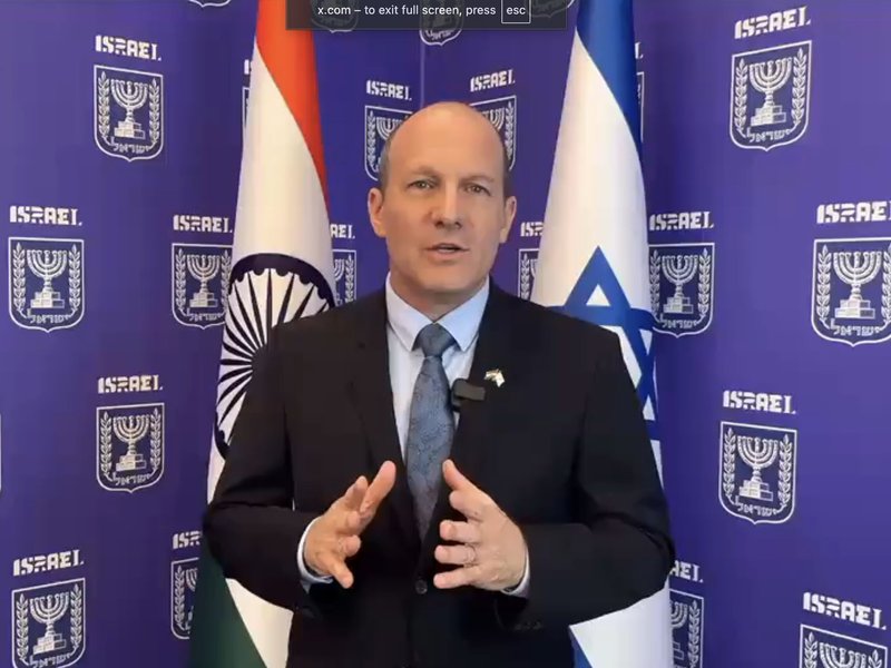 Israel envoy lists 'six core values' that make relationship with India special