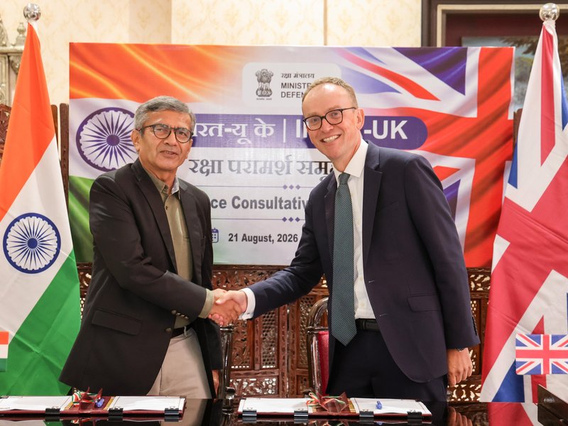 India-UK review defence industrial cooperation and ten-year road map