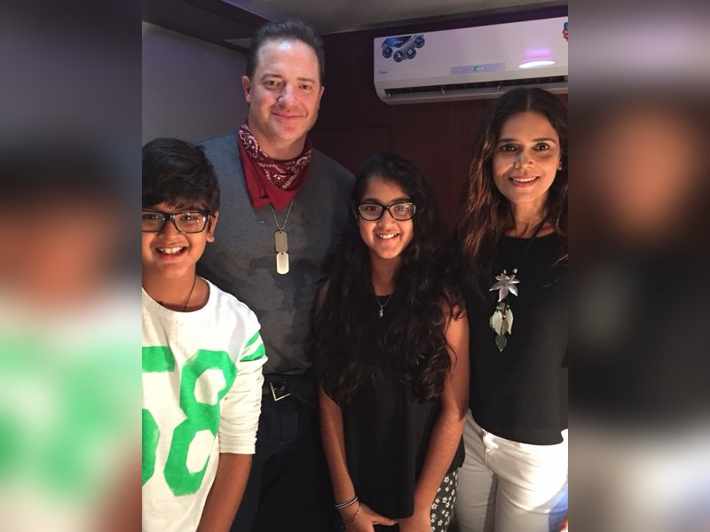 Ronit Bose Roy recalls working with Brendan Fraser, shares picture of Hollywood star with wife, kids