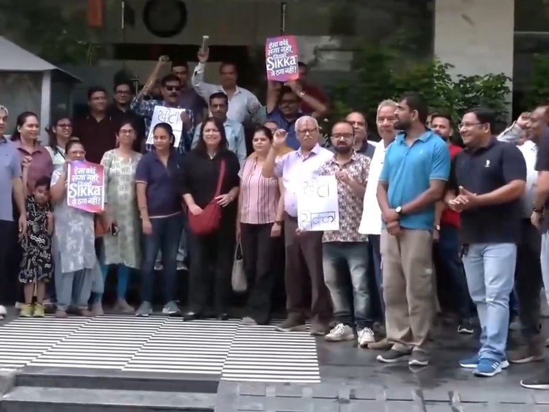 Noida Sector 79 residents protest against Sikka Group over water, power, other basic amenities