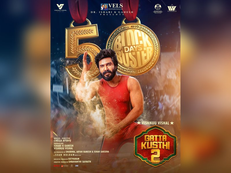 Vishnu Vishal pens note of gratitude as 'Gatta Kusthi 2' completes 50 days! (Photo: Vishnu Vishal/X)