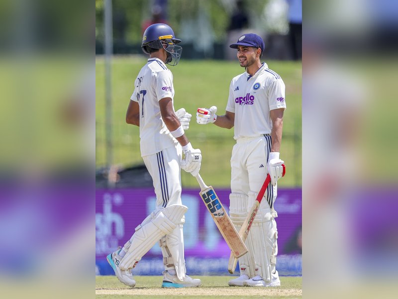 2nd Test: Padikkal, Gill smash fifties as India reach 187/3 against Sri Lanka at tea
