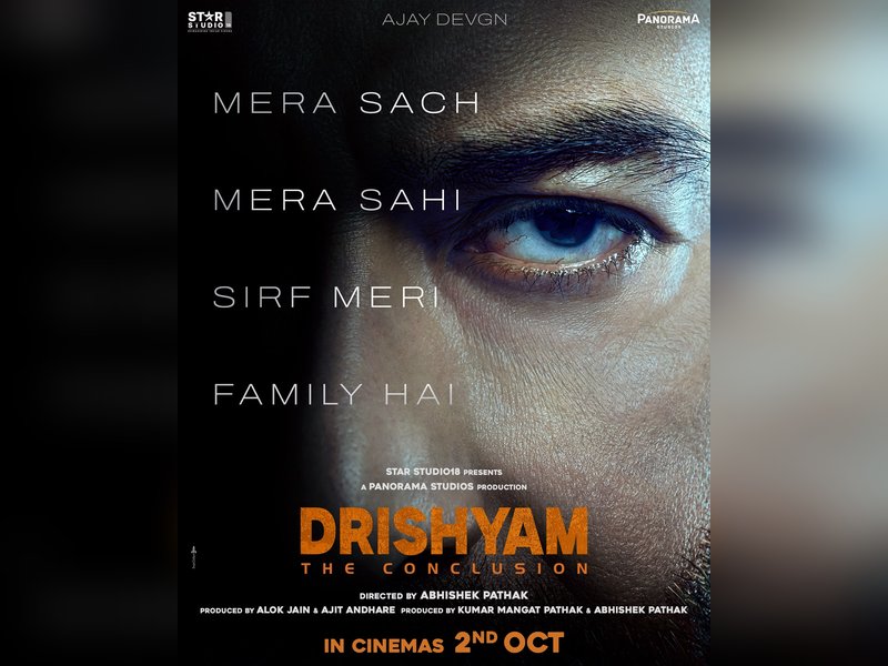 Ajay Devgn’s ‘Drishyam 3’ titled ‘Drishyam The Conclusion’ 