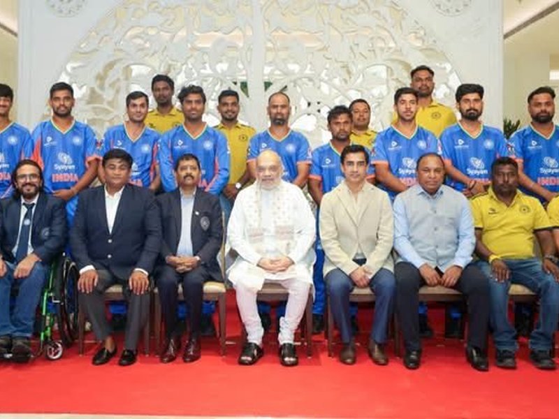 ‘It was truly inspiring to interact with these remarkable players’: BCCI Secy Saikia lauds India’s differently-abled cricketers (Credit: X/Devajit Lon Saikia)