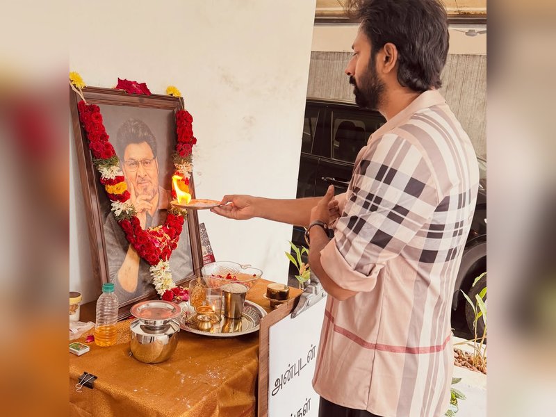Shanthanu Bhagyaraj: A birthday without my dad feels different! (Photo: Shanthanu Bhagyaraj/X)
