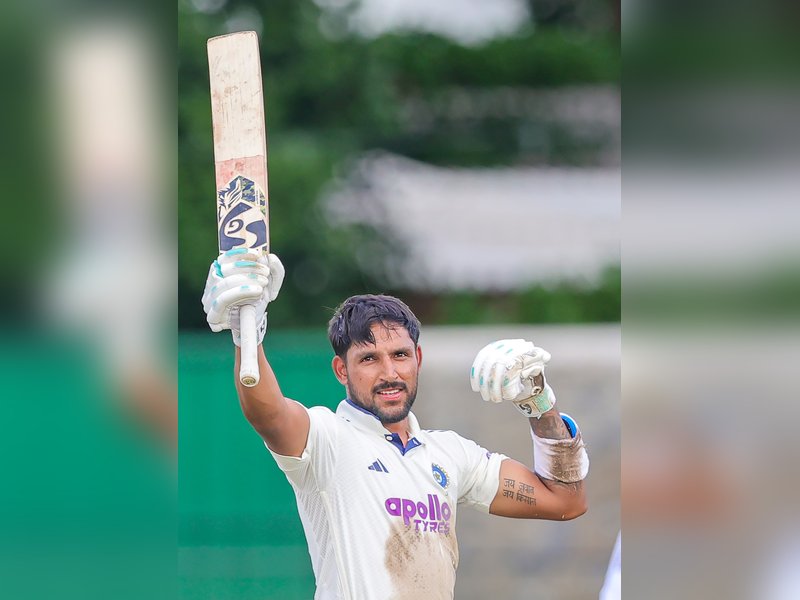 India declares first innings on 503/9 after Dhruv Jurel hits unbeaten 115 on day two of the second Test against Sri Lanka at the Sinhalese Sports Club (SSC) Ground on Monday. Photo credit: IANS 