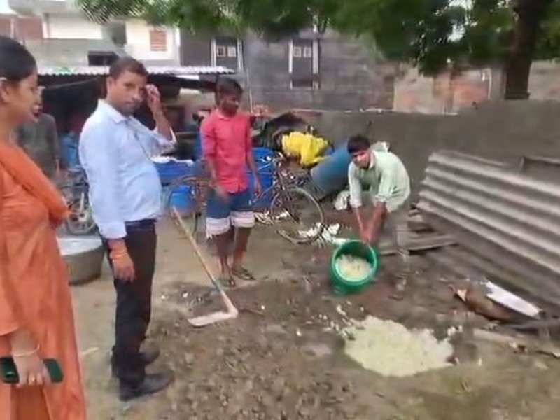 UP Food Department destroys contaminated rasgullas in Ghaziabad, Noida ahead of festivals
